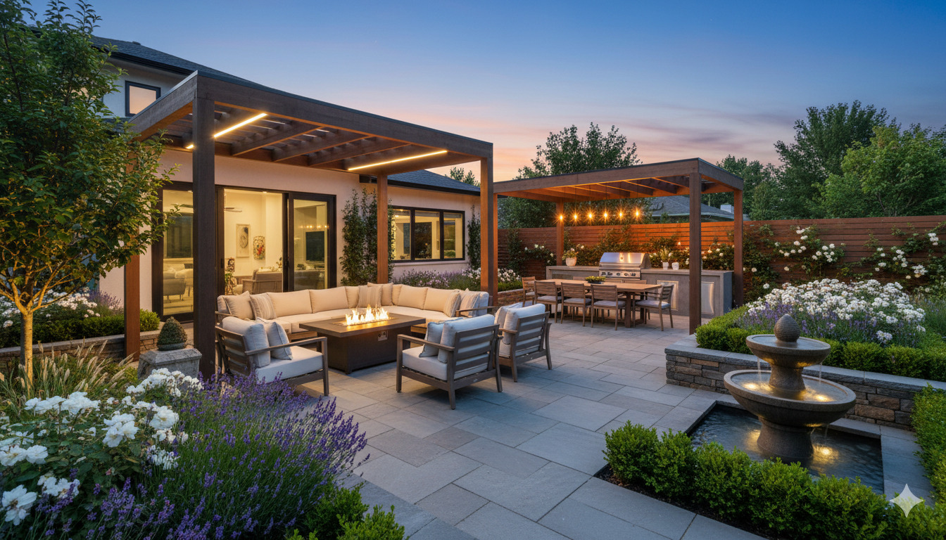 Custom patio and outdoor living spaces