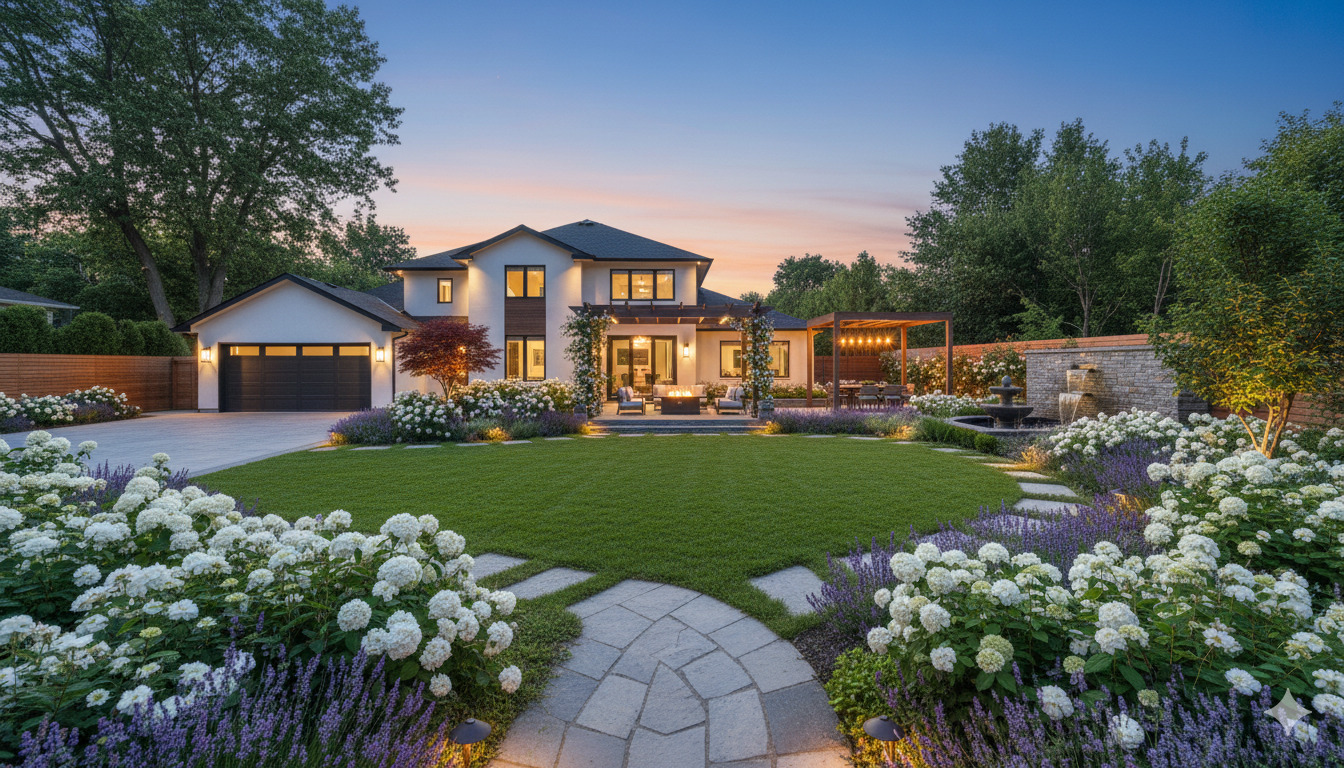 Residential landscape design services